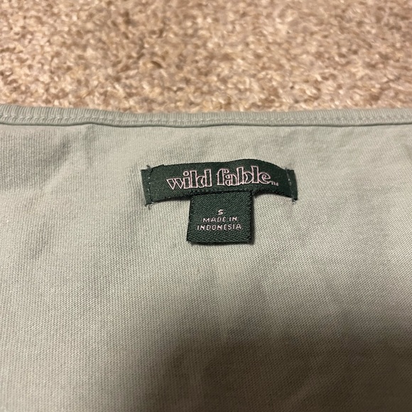 Green Tired Baby Doll Dress Wild Fable - Picture 10 of 10